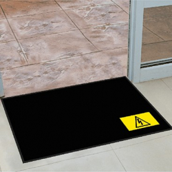 Sécuriser les accès et chemins Tapis signalétique - 754.8 - Superscrapesafetysign