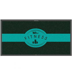 Tapis logo salle de sport - Tapis métier