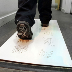 Tapis feuilles anti-contamination