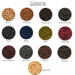 Tapis logo fibres coco