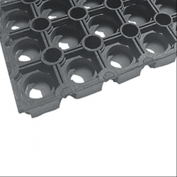 Caillebotis caoutchouc Caillebotis à creux ronds - 102 - JK GUM TOP