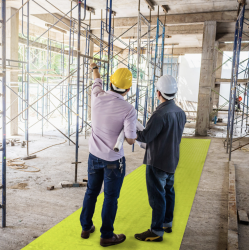 Protection de sol et stockage industriel Tapis de sécurité haute visibilité pour chantier - 318 - SitePath