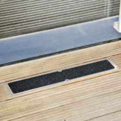 Bandes de marquage Plaque aluminium avec surface antidérapante - 34.8 - 