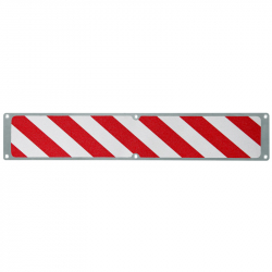 Bandes de marquage Plaque aluminium avec surface antidérapante - 34.8 - 