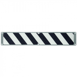 Bandes de marquage Plaque aluminium avec surface antidérapante - 34.8 - 
