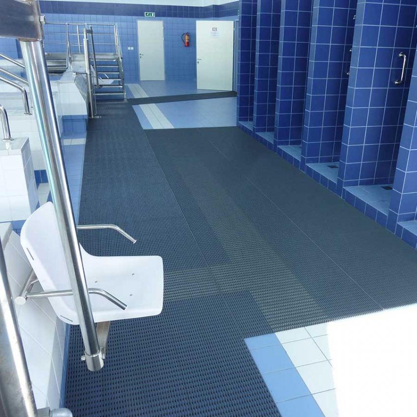 Caillebotis hygiéniques Revêtement PVC antidérapant - 1458 - HERONRIB