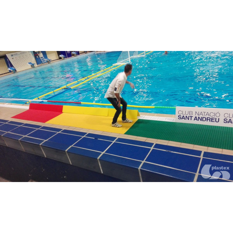 Caillebotis hygiéniques Caillebotis antidérapant piscine Water-Polo - 1714.8 - Floorline Water Polo