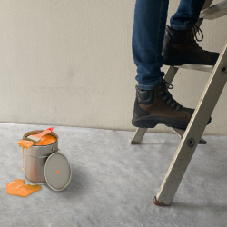 Protection de sol et stockage industriel Bâche de protection des sols et escaliers auto-adhésive - 45 - COVER'n GO 150