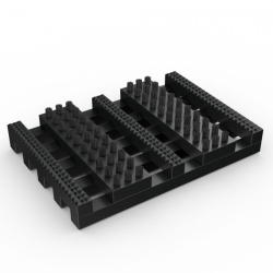 Tapis d'entrée commerce Tapis d'entrée antisalissure extérieur en PVC - 5906.4 - FRONTRUNNER BRUSH WIDE