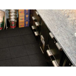 Tapis et revêtements de sols Dalle caoutchouc connectable modulable - 65.316 - 