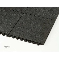 Tapis et revêtements de sols Dalle caoutchouc connectable modulable - 65.316 - 