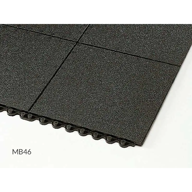 Tapis et revêtements de sols Dalle caoutchouc connectable modulable - 65.316 - 
