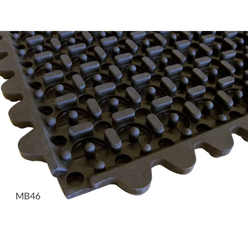 Tapis et revêtements de sols Dalle caoutchouc connectable modulable - 65.316 - 