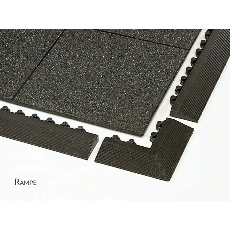 Tapis et revêtements de sols Dalle caoutchouc connectable modulable - 65.316 - 