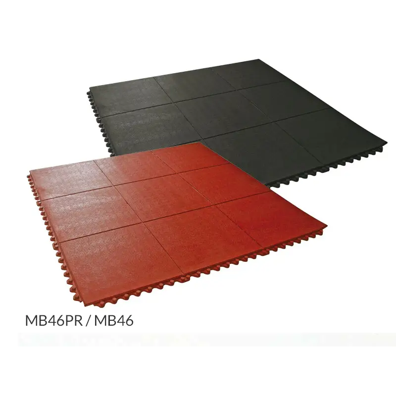 Tapis et revêtements de sols Dalle caoutchouc connectable modulable - 65.316 - 