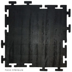 Dalles Dalle caoutchouc très robuste pour patinoire Noir 61x61cm - 0 - M75