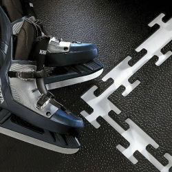 Dalles Dalle caoutchouc très robuste pour patinoire Noir 61x61cm - 0 - M75