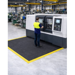 Tapis antifatigue modulaire milieux huileux pour travail debout prolongé 91 x 91 cm