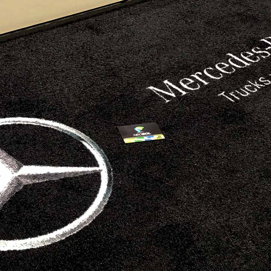 Tapis logo personnalisé